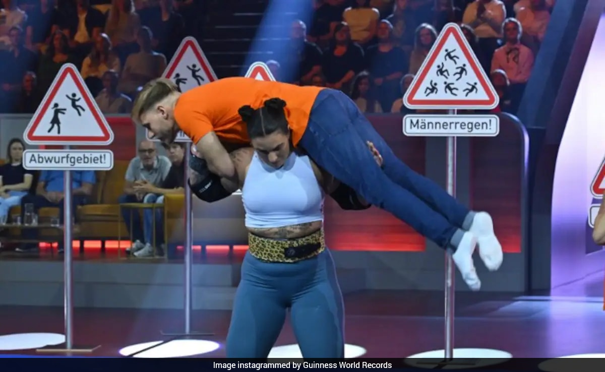 Woman Creates Guinness World Record By Lifting And Throwing 10 Men In 37.44 Seconds