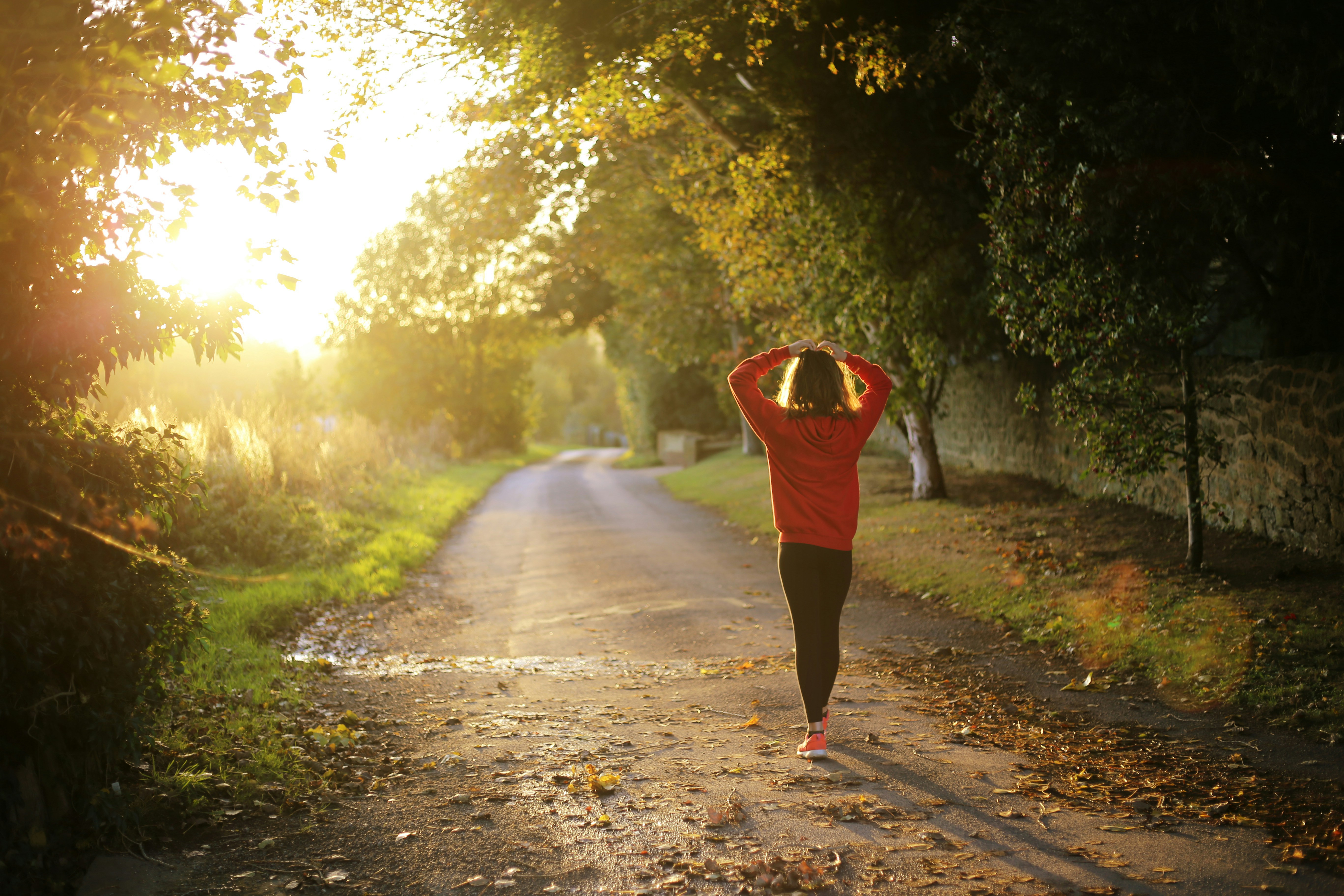 A short period of light walking can get the muscles working and help the body use glucose for energy