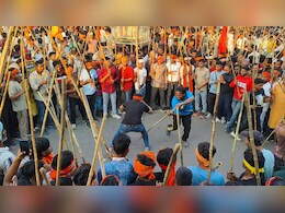 गिरिडीह में रामनवमी की धूम, 700 से अधिक स्थानों पर निकला जुलूस, छतों पर ड्रोन और जमीन पर तैनात रही पुलिस