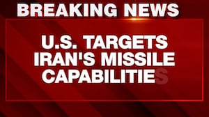 US Targets Iran's Missile And Naval Assets In Major Military Operation