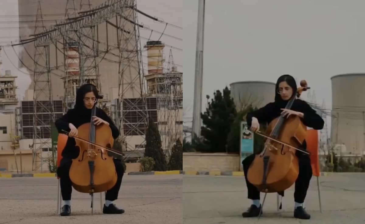 Video: Iranian Woman Plays Cello At Biggest Power Plant After US Strike Threat