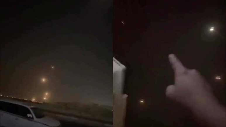 <i>"Chacha Idhar Dhyaan De"</i>: Viral Video Claims Iran Missile Onslaught On Qatar