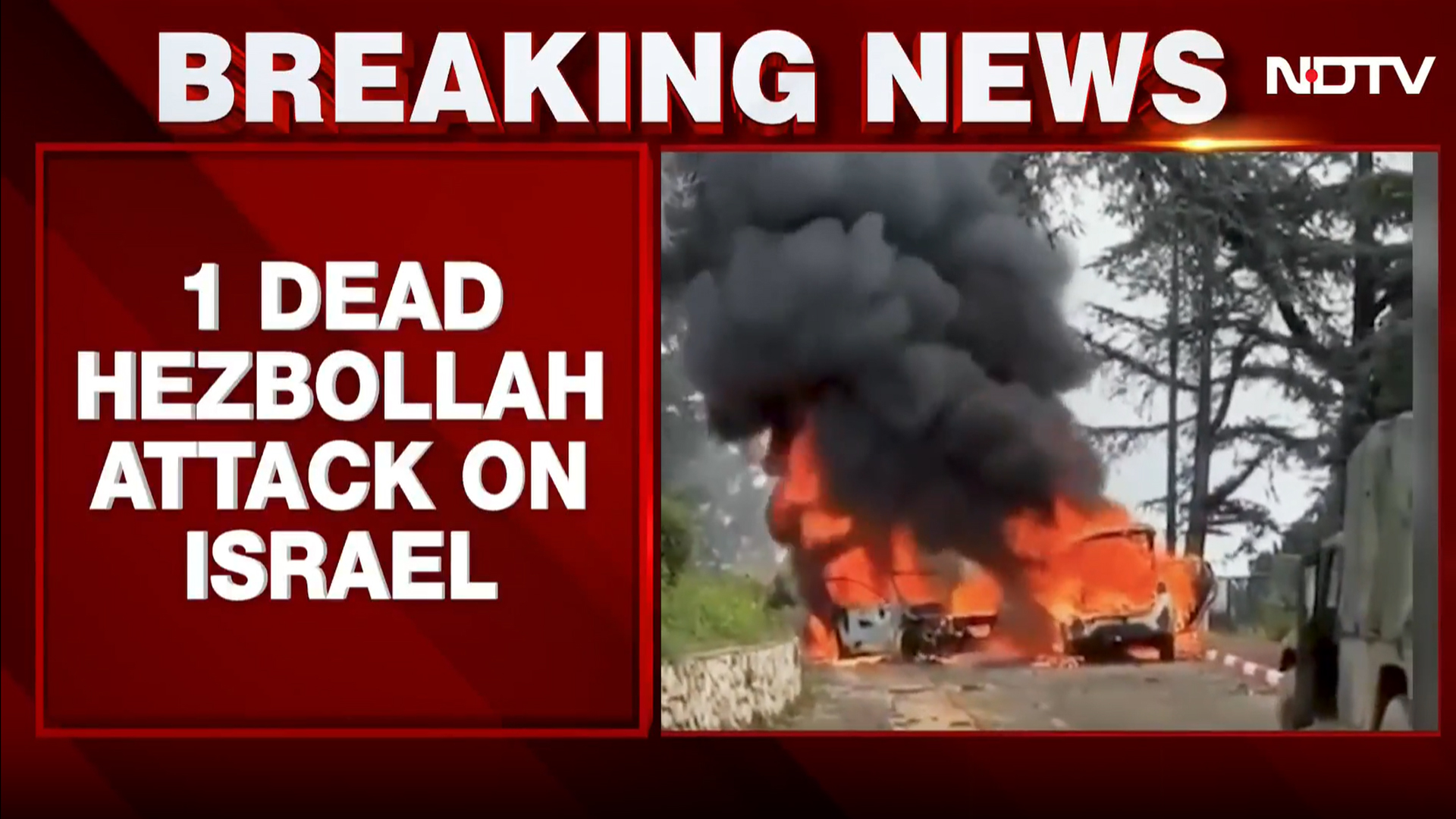 1 Killed In Hezbollah Rocket Fire Attack On Israel's Misgav Am