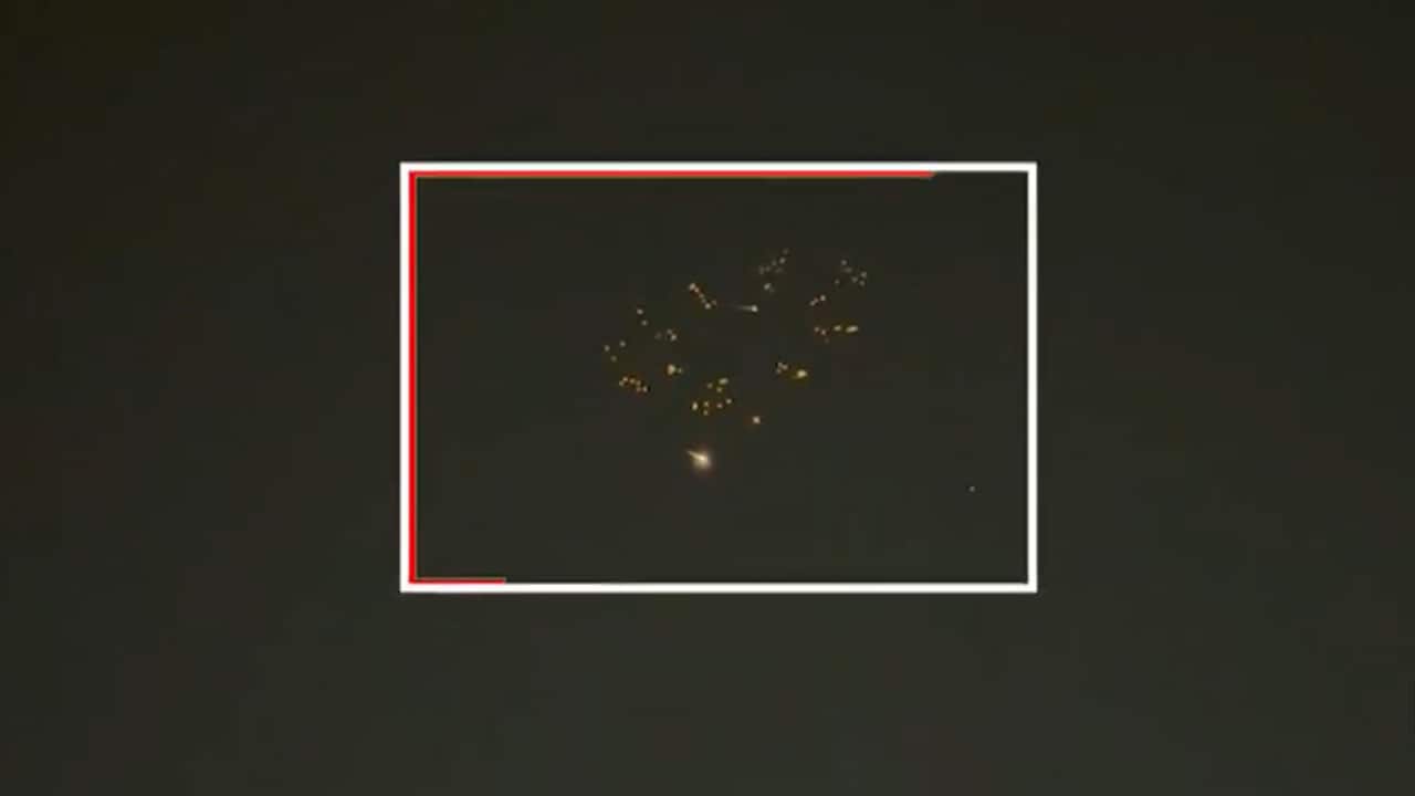 Iranian Cluster Bombs Light Up Israel's Night Sky; Iron Dome Intercepts Missiles