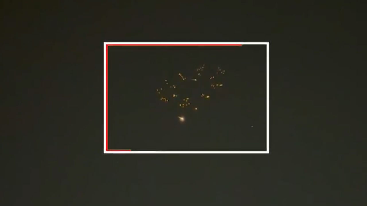 Iranian Cluster Bombs Light Up Israel's Night Sky; Iron Dome Intercepts Missiles