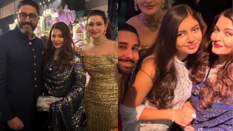 Abhishek Bachchan, Aishwarya, Aaradhya's Wholesome Pics From A Mumbai Pre-Wedding Party. Courtesy, Shalini Passi