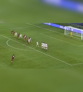 Watch: India Womens Football Star Manisha Kalyan Slams Stunning Free-Kick, Earns Cristiano Ronaldo Comparison