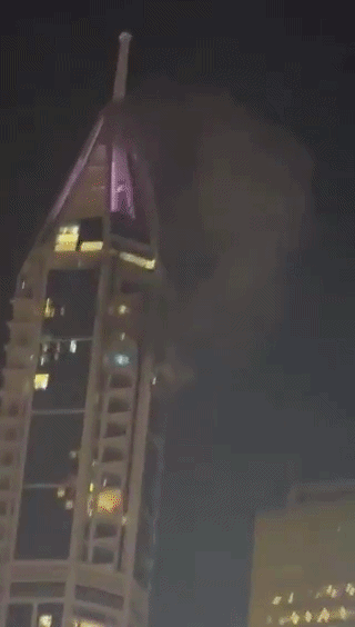 ईरान ने फिर किया दुबई पर ड्रोन अटैक, मरीना में एक टावर से उठता दिखा धुएं का गुबार