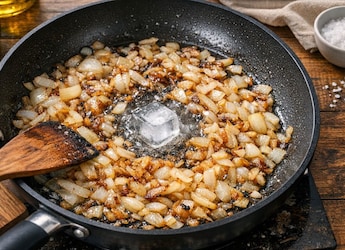 An Ice-Cube Trick Can Help Onions Brown Better
