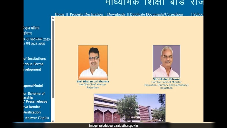 Rajasthan Board 10th Result 2026 Out: Official Websites To Check, Direct Link Here