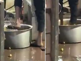 Viral Video Shows Aloo Tikki Seller In Ghaziabad Washing Potatoes With His Feet