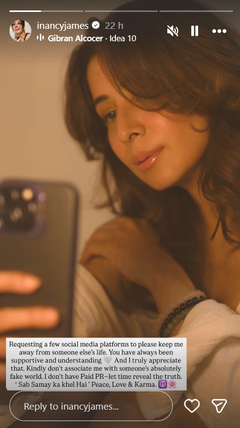 Instagram/Muskan Nancy James