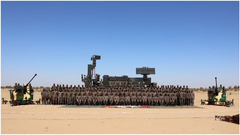 PICS: पोकरण में सेना का पावर शो, रडार ने ट्रैक किया..मिसाइल ने किया खाक; पलक झपकते ही ढेर हुए दुश्मन के ड्रोन