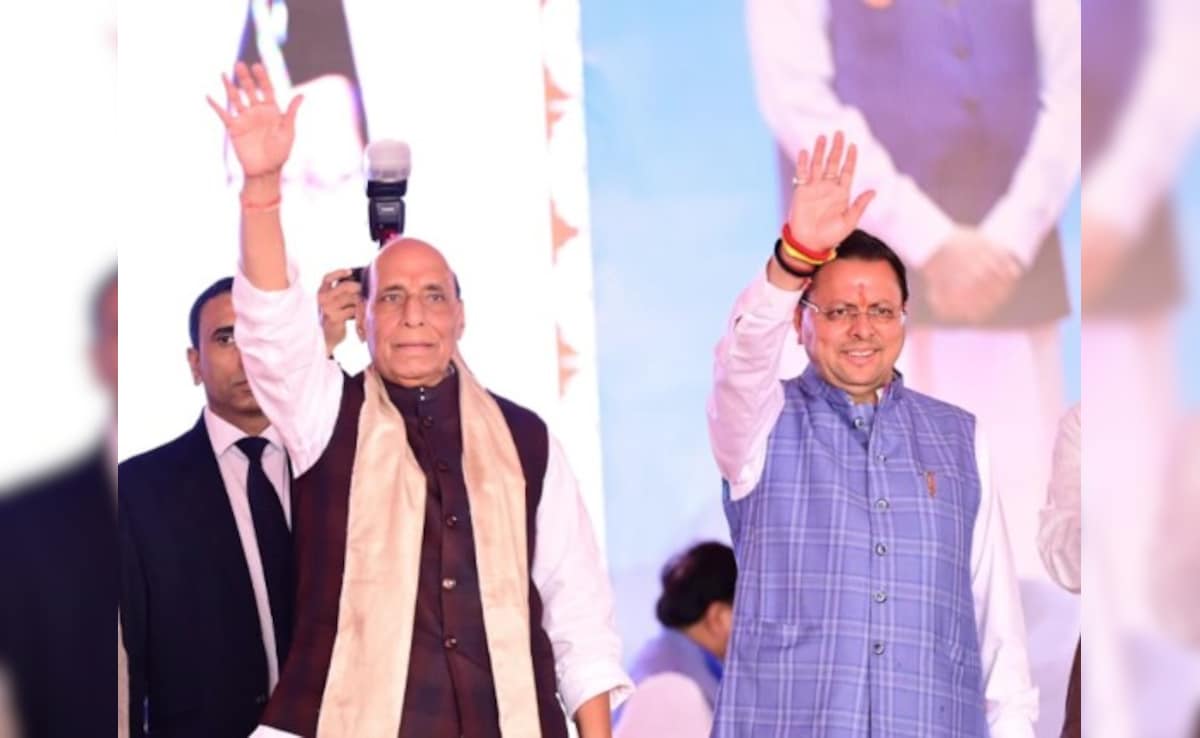 Rajnath Singh Praises Uttarakhand Chief Mister, Highlights Growth Under BJP
