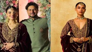 जरदोजी वाले वेलवेट सूट में चमकी कुलदीप यादव की दुल्हन Vanshika Chaddha, मेहंदी में रॉयल लुक ने लूट ली महफिल