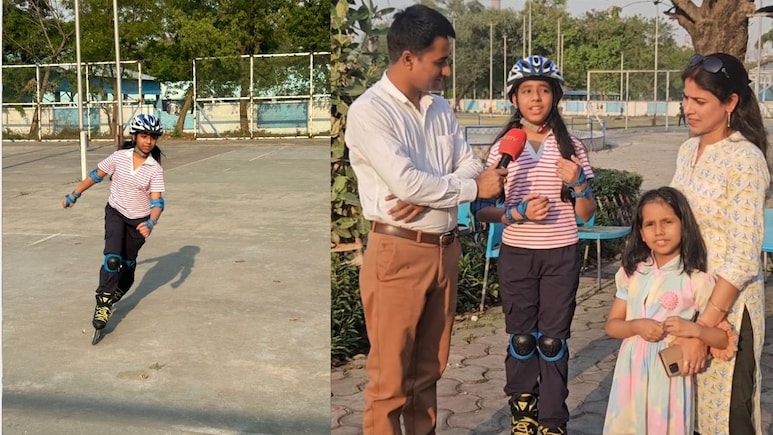 520 स्केटर्स पीछे&hellip;आगे सिर्फ आस्था: मां का अधूरा सपना, बेटी ने किया पूरा, स्केटर्स में बनाया वर्ल्ड रिकॉर्ड