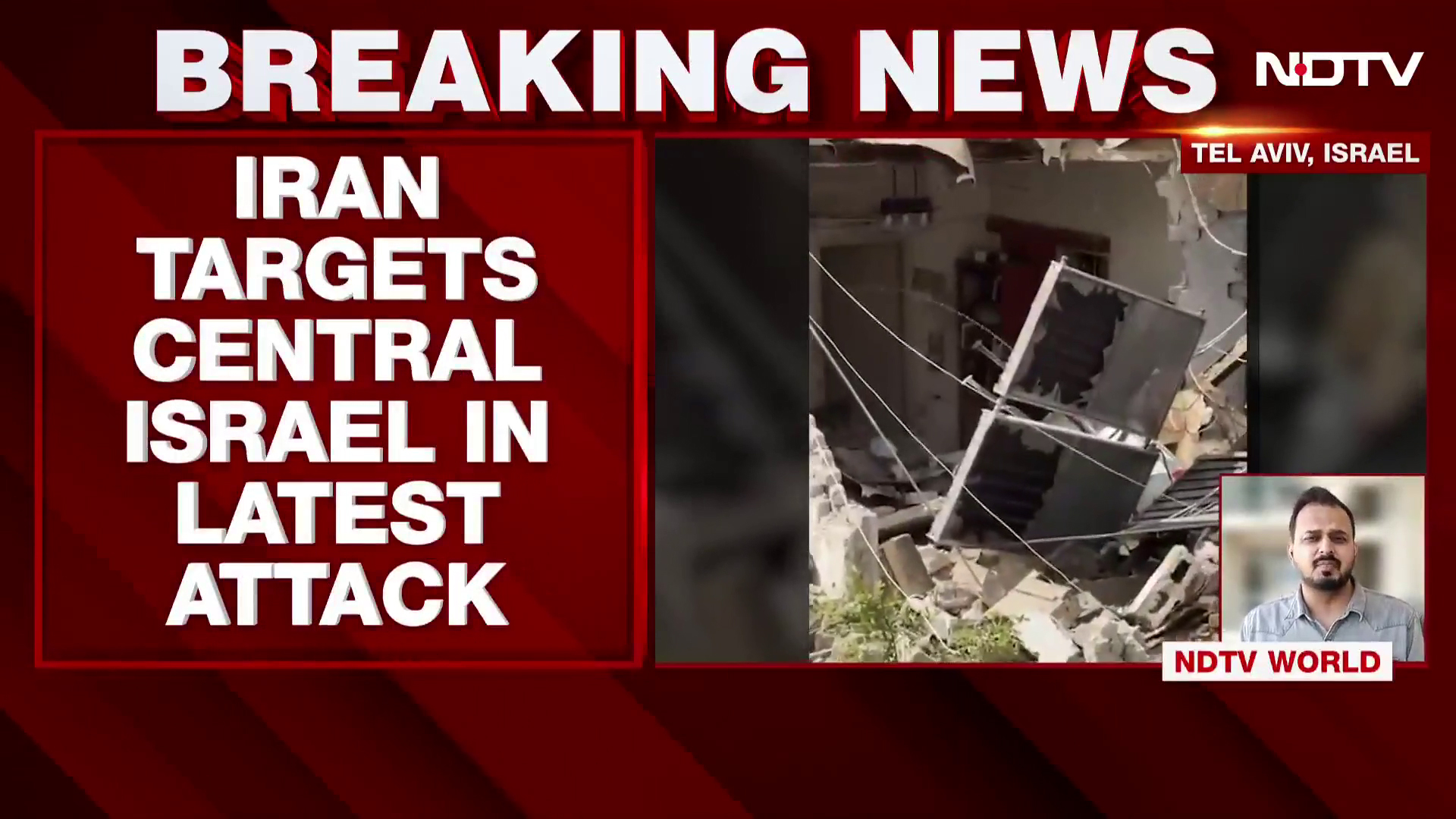 Multiple Iranian Cluster Bombs Impacts Reported Across Tel Aviv & Central Israel