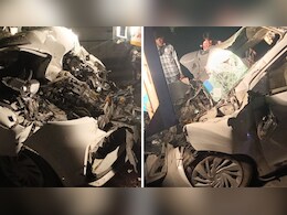 फिरोजाबाद से कैला देवी जा रहे लोग धौलपुर में भीषण हादसे के शिकार, कार-ट्रक की टक्कर में 10 घायल