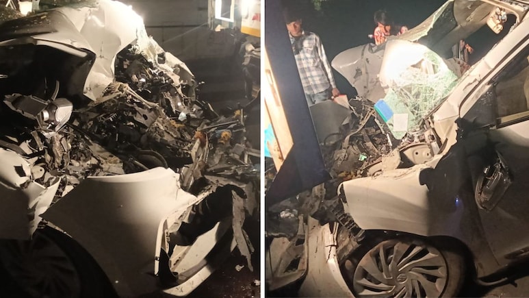 फिरोजाबाद से कैला देवी जा रहे लोग धौलपुर में भीषण हादसे के शिकार, कार-ट्रक की टक्कर में 10 घायल