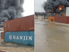 Fire Rages As Shrapnel From Iran Missile Hits Industrial Facility In Israel