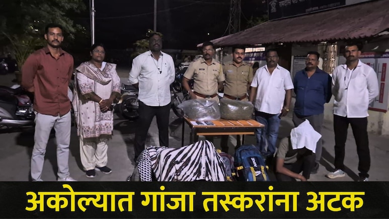 Akola News:अकोल्यात गांजा तस्करांचा धुमाकूळ, ऑपरेशन प्रहार अंतर्गत धडक कारवाई, 'त्या' 3 आरोपींना अटक
