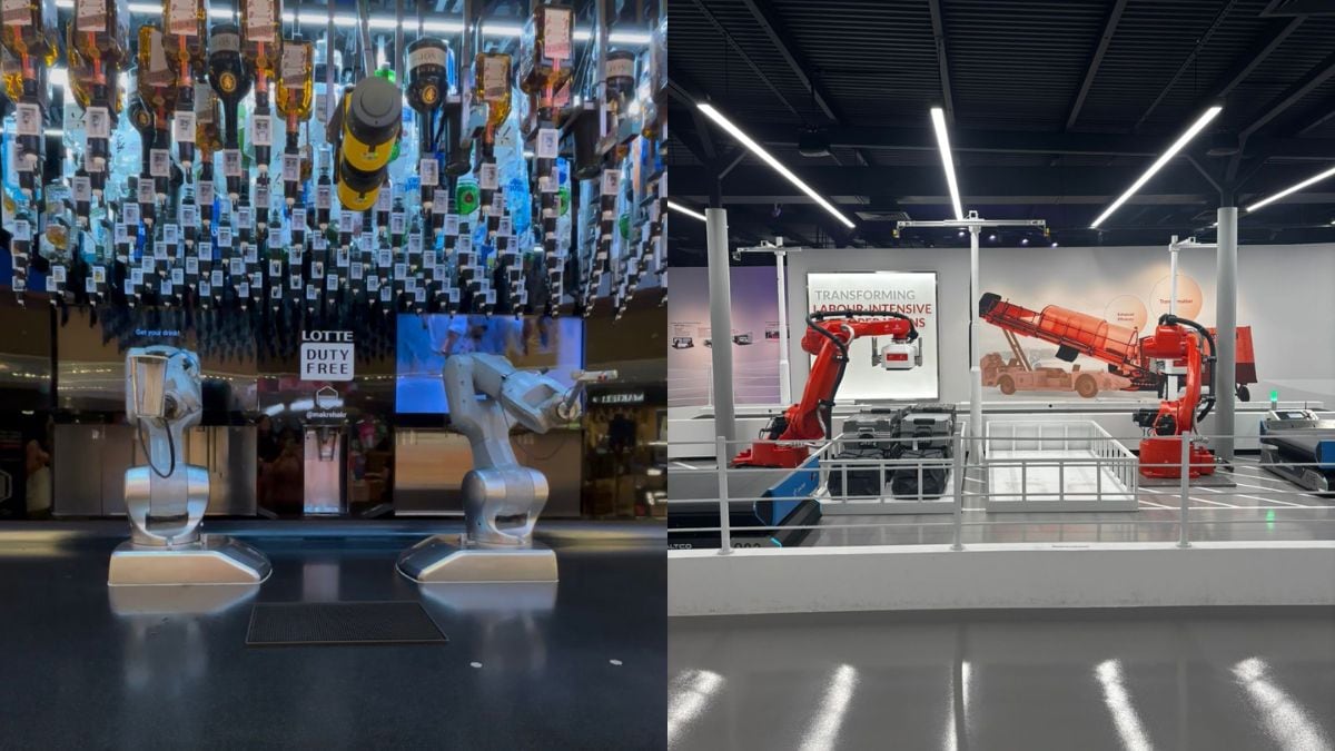 AI bartender and futuristic luggage management to be incorporated at T5. Photo: Krati Purwar