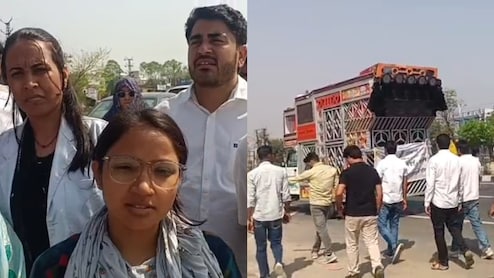 अनदेखी से निराश कर्मचारी डीजे लेकर निकले 'उम्मीद बाबा' के निवास, 60 KM पैदल चल पहुंचेंगे जयपुर