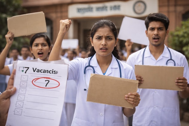  मध्य प्रदेश में स्टाफ नर्स भर्ती को लेकर विवाद, हजारों पद खाली फिर भी केवल 7 पदों पर भर्ती का आरोप