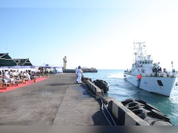 गुजरात की समुद्री सुरक्षा और मजबूत; ओखा पहुंचा कोस्ट गार्ड का अत्याधुनिक जहाज ICGS अपूर्वा