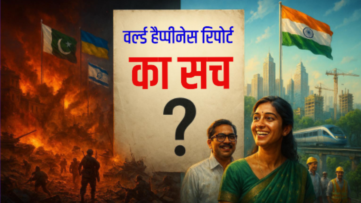 कंगाल पाक और जंग में जलता ईरान-इजरायल भारत से ज्यादा खुश, वर्ल्ड हैप्पीनेस इंडेक्स या ग्लोबल छलावा, जानें गणित