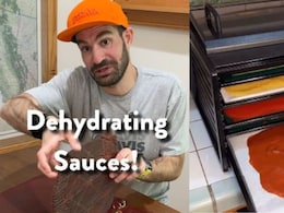 Viral: Couple Shares Hack To Dehydrate Sauces For Travel-Friendly Meal Prep