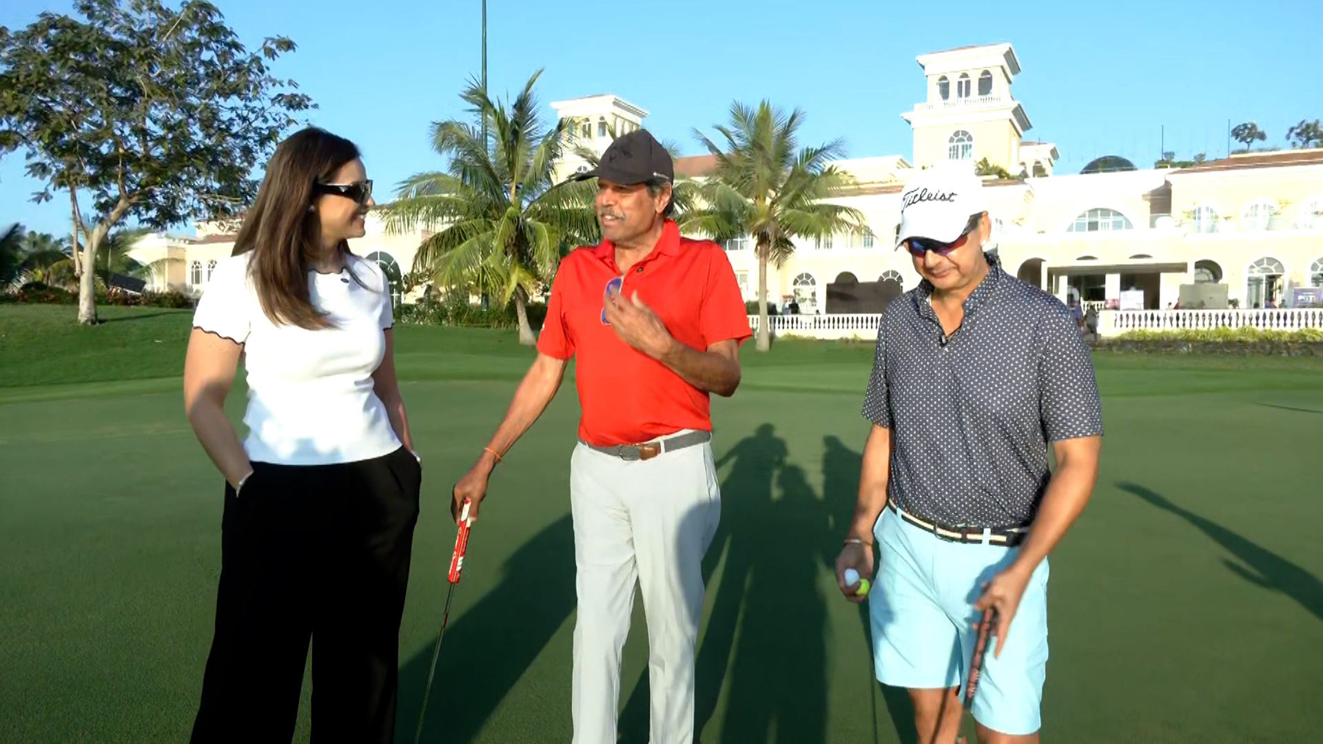 Kapil Dev Joins NDTV DP World Golf ProAm, Ahmedabad Editon