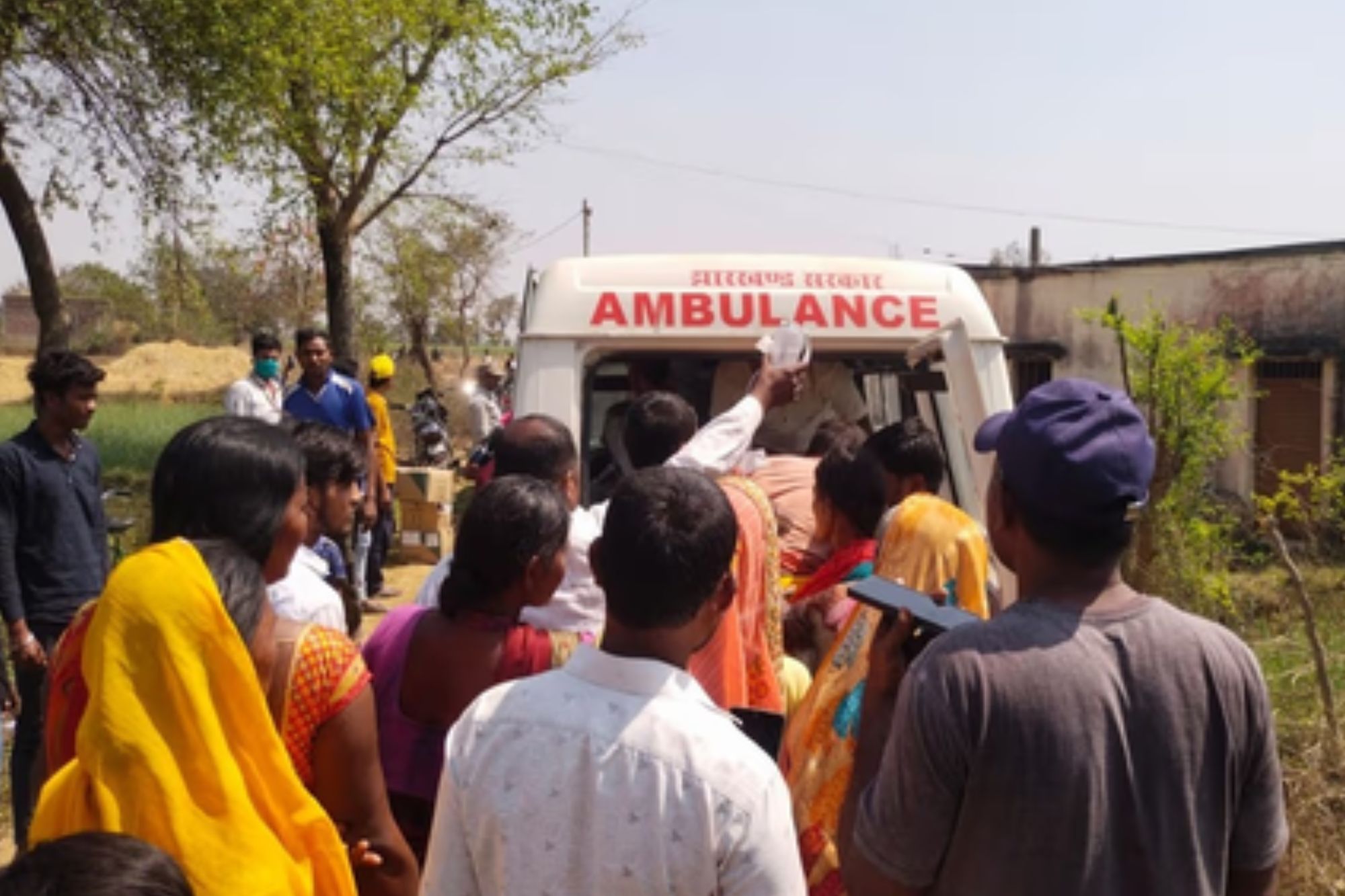 More than 100 villagers fell ill following a suspected case of food poisoning