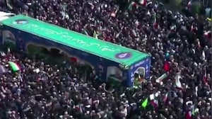 Massive Crowds at Ali Larijani Funeral in Tehran