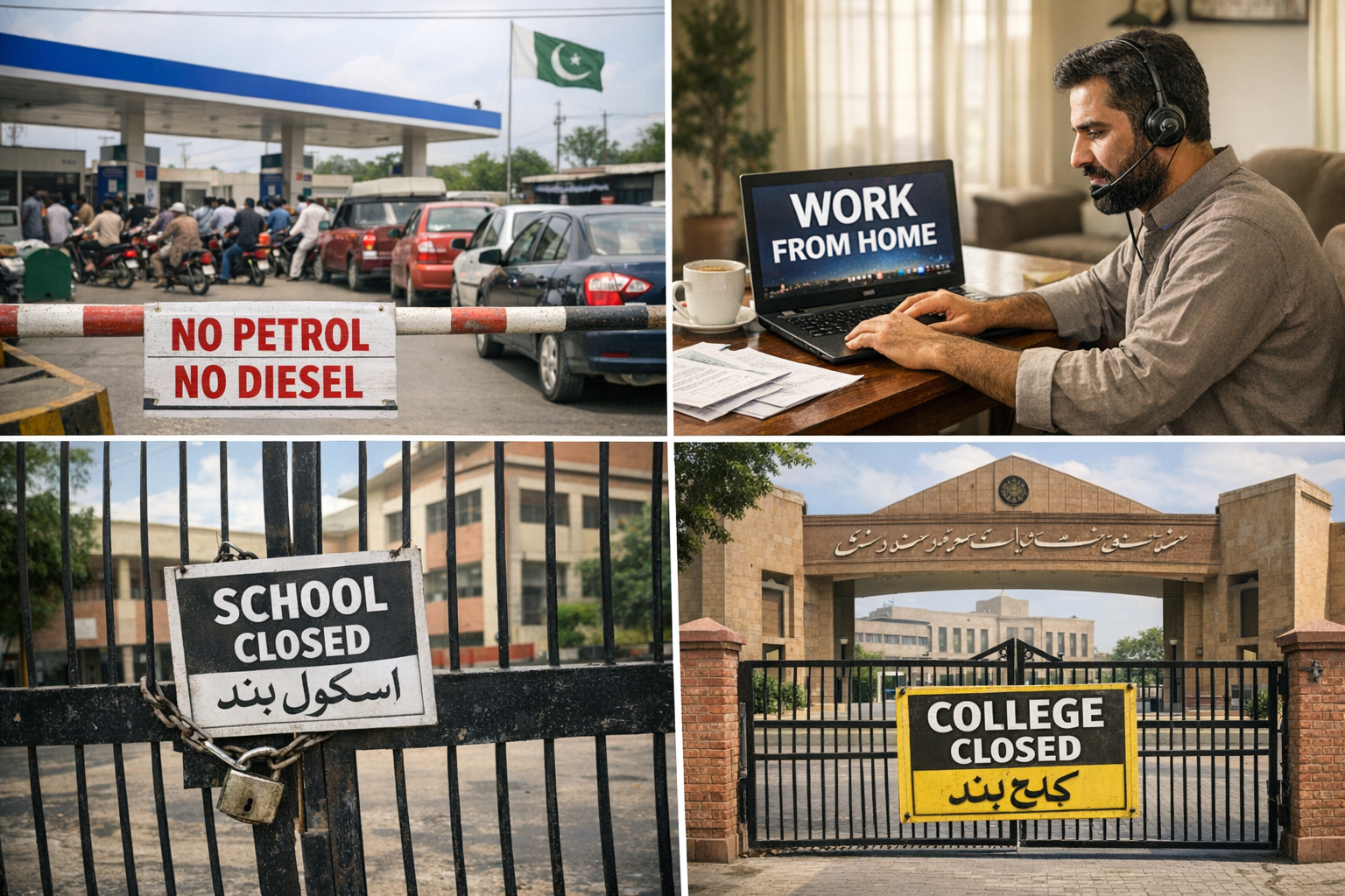 पाकिस्तान में पेट्रोल-डीजल पर हाहाकार! बंद हो गए स्कूल-कॉलेज, अब 50% लोग ही दफ्तर जाएंगे
