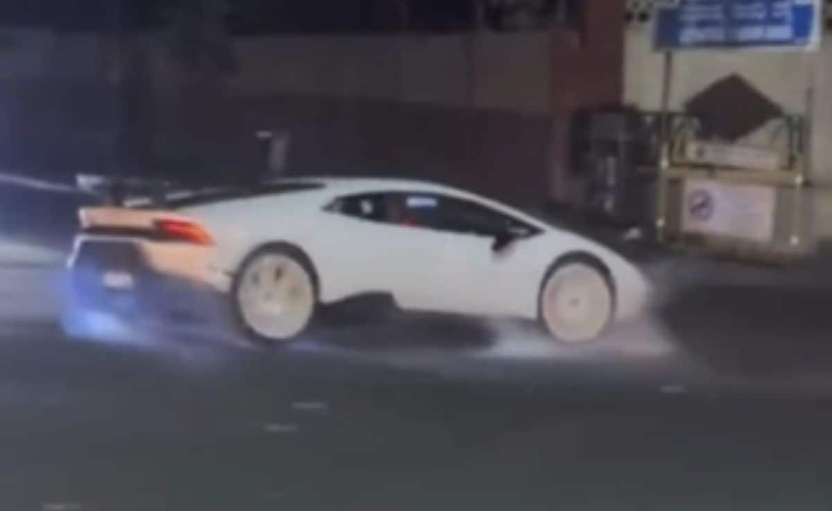 bengaluru lamborghini stunt video viral fir mg road