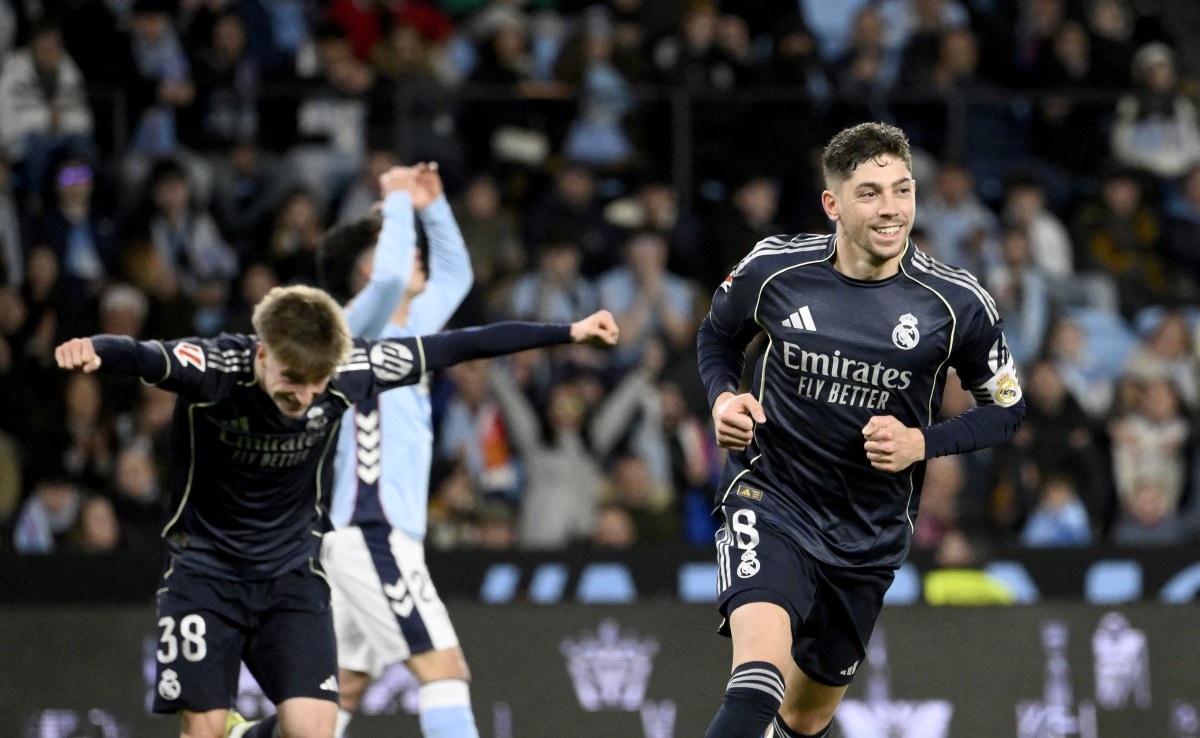 Federico Valverde Strikes Late As Real Madrid Beat Celta Vigo