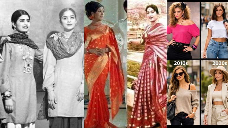 Happy Women's Day 2026: दादी के सूट से लेकर आज के क्रॉप-टॉप तक, देखिए 50 सालों में कितना बदला महिलाओं के फैशन का अंदाज़