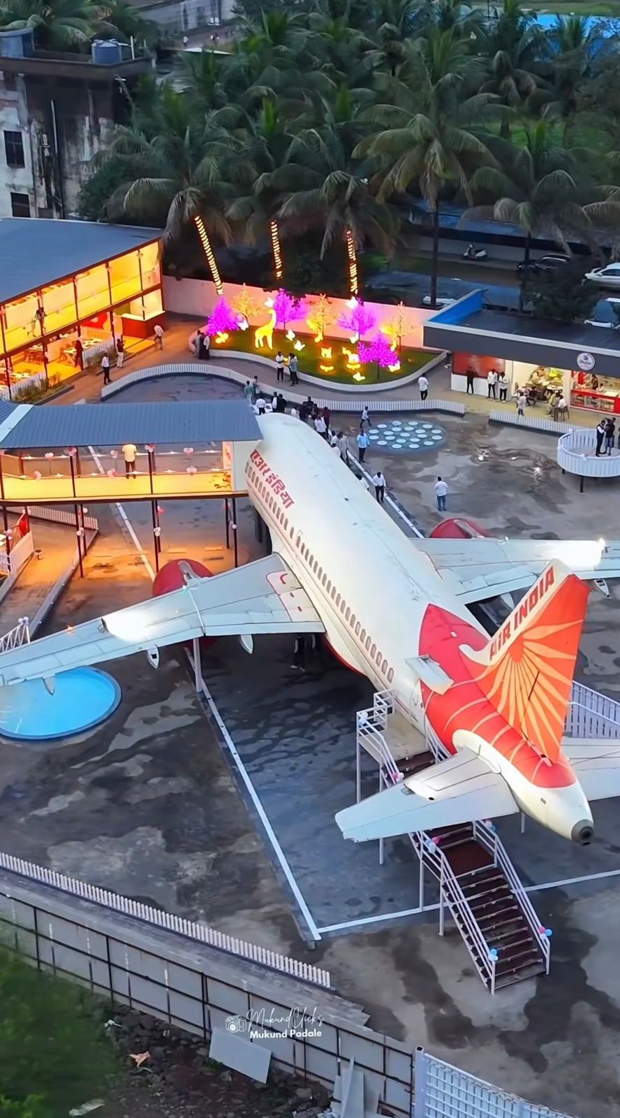 A Real Air India Plane Sits On Pune-Satara Highway. It's Actually A Restaurant