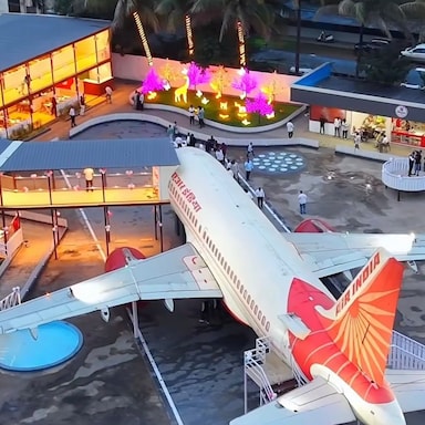 Watch: A Real Air India Plane Sits On Pune-Satara Highway. It's Actually A Restaurant