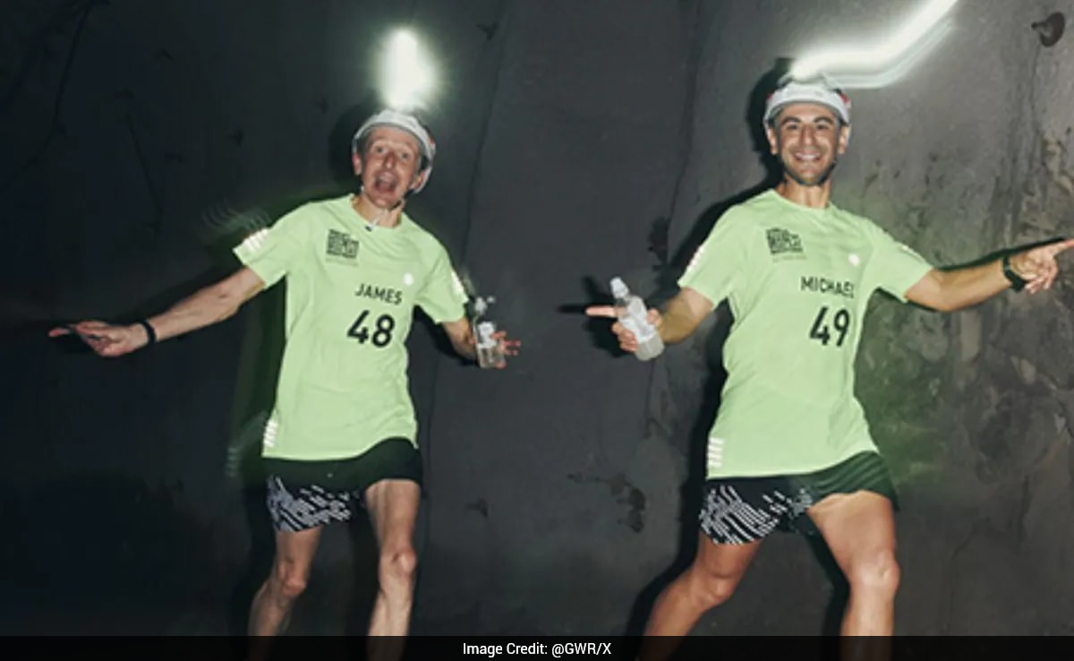 Headlamps On, Runners Take On World's Deepest Marathon Over 3,000 Feet Underground, Set World Record