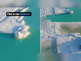 वायरल वीडियो में दिखा जन्नत जैसा नजारा! लोग समझे विदेशी बीच, सच सामने आया तो रह गए हैरान, आप भी देखिए