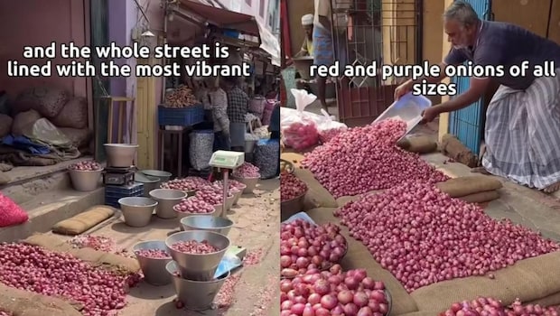 Watch: This Onion Market In Madurai Is Going Viral For Its Vibrant Street Views