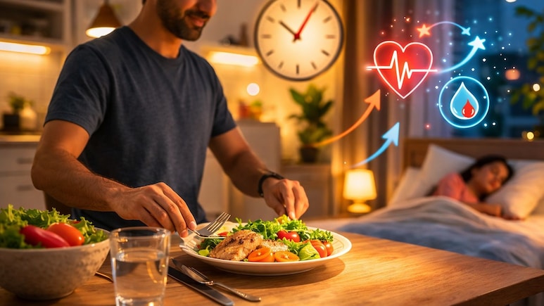 सोने से 3 घंटे पहले डिनर करने का कमाल, कंट्रोल में रहेगा ब्लड प्रेशर और शुगर लेवल, नई स्टडी का दावा