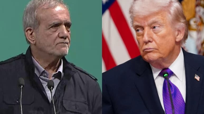 'No One Will Be Left To Say 'We Surrender'": Trump Attacks Iran President