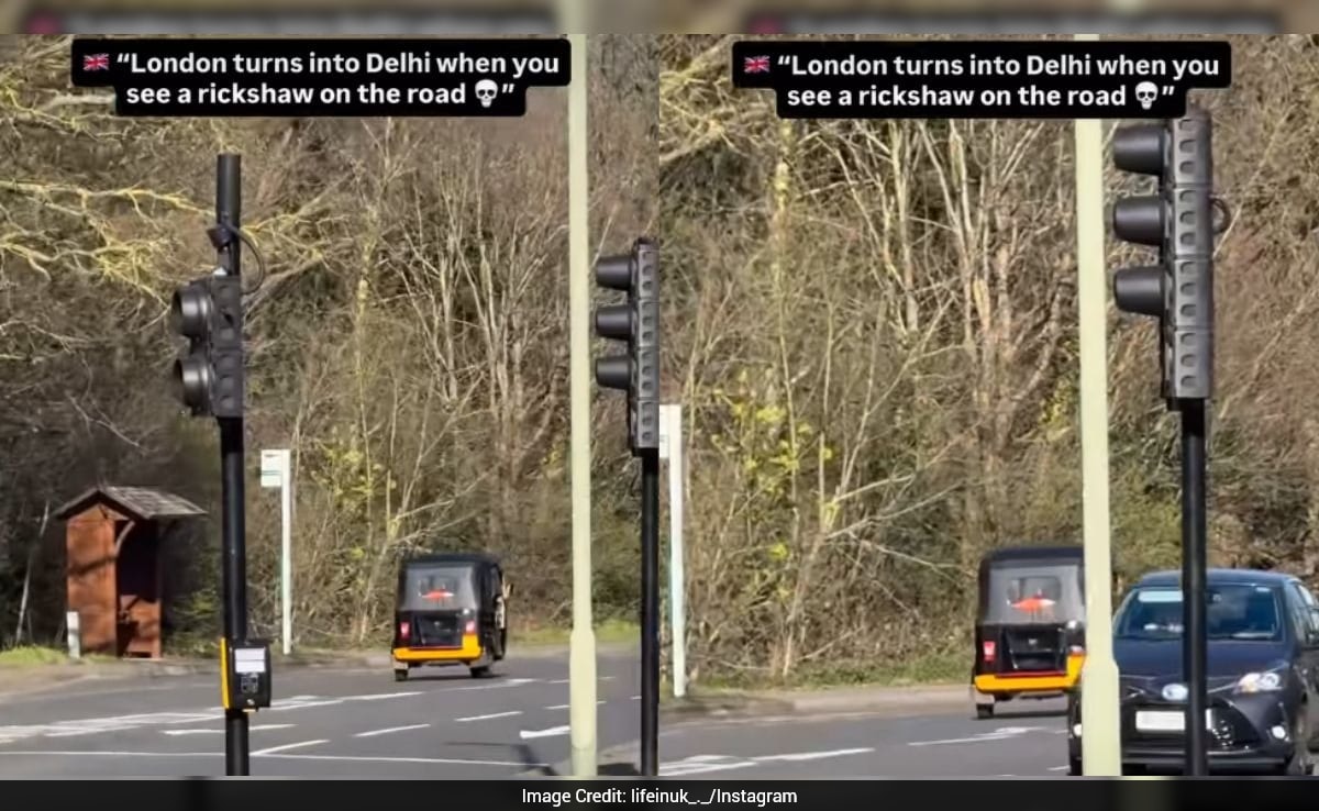 Indian Man Spots Auto-Rickshaw On London Streets, Internet Amazed