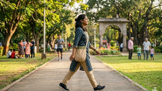 Gait speed test could reveal the true biological age (image is for representation purposes only)