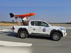 India's Sheshnaag-150 Drone Uses Japanese Toyota Hilux As Its Launchpad; Pic
