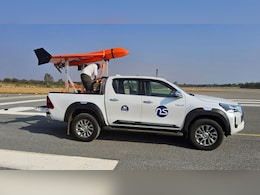 India's Sheshnaag-150 Drone Uses Japanese Toyota Hilux As Its Launchpad; Pic