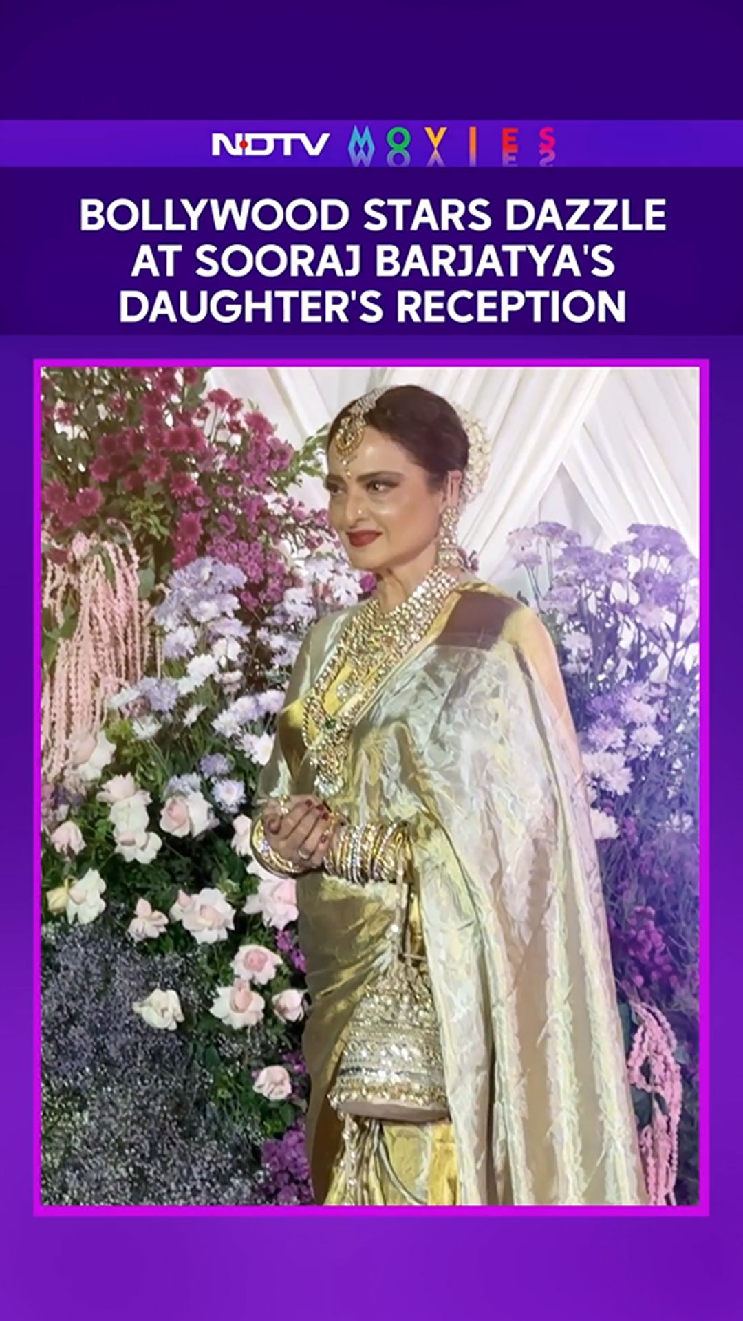 Salman, Rekha, Aamir, Vicky, And Other Stars Turn Heads At Sooraj Barjatya's Daughter's Reception